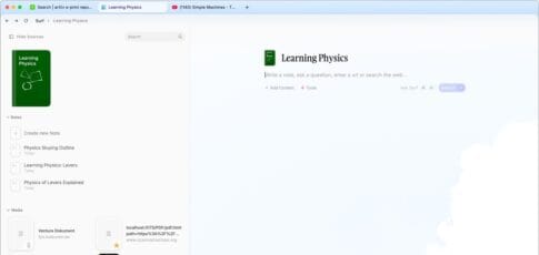 deta s surf app is an amalgamation