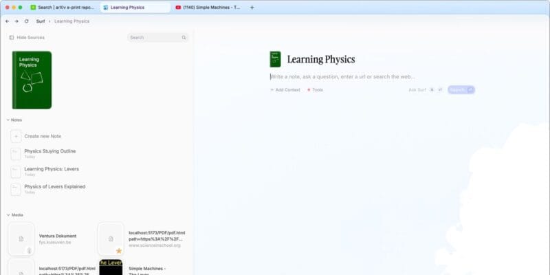 Deta’s Surf app is an amalgamation of an AI browser and NotebookLM 17 deta s surf app is an amalgamation