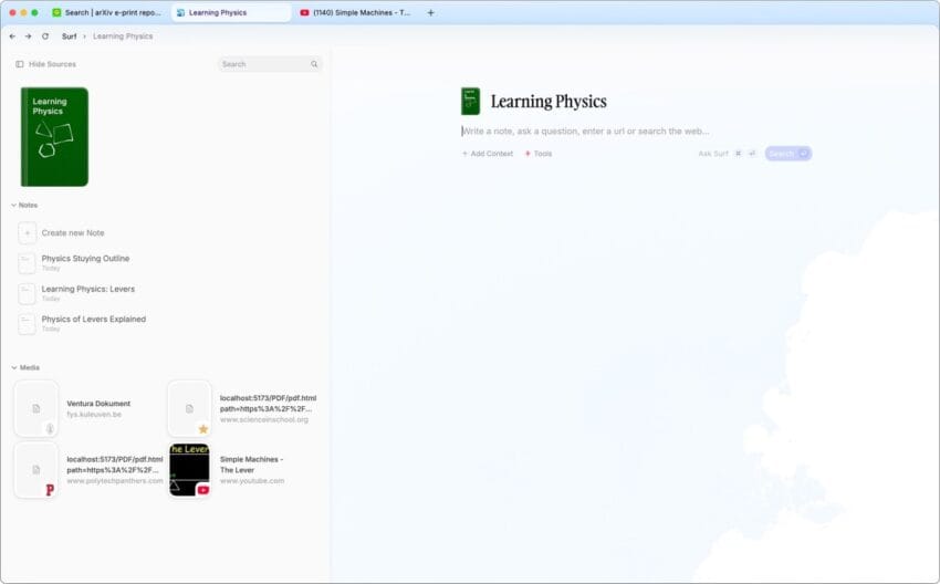 deta s surf app is an amalgamation