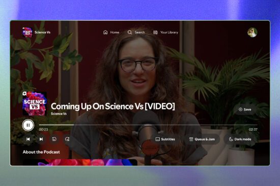 spotify finally brings video podcasts and music
