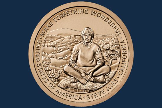 steve jobs will appear on commemorative 1