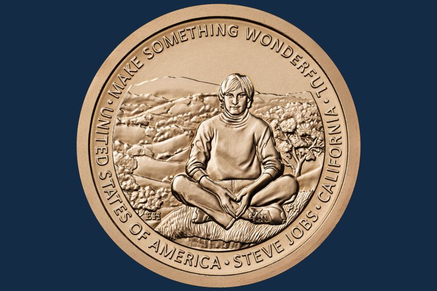 steve jobs will appear on commemorative 1