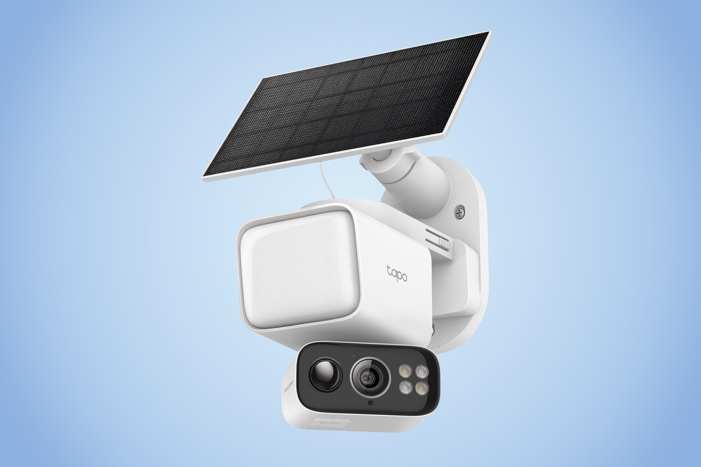 tapo s new solar floodlight camera soaks