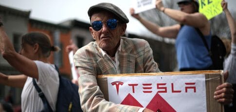 tesla profits fall 37 in q3 despite