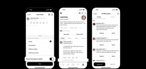threads adding reply approvals to combat online
