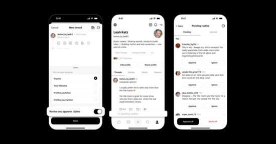 threads adding reply approvals to combat online