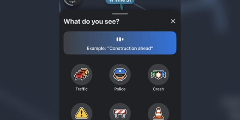 waze rolls out conversational reporting to report