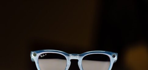 the ray-ban meta smart glasses are at