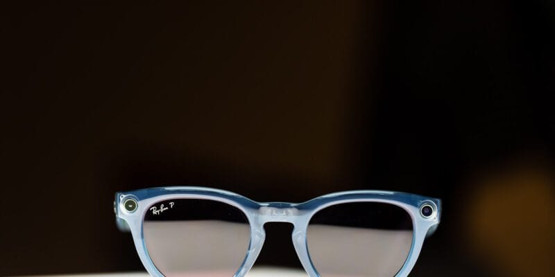 the ray-ban meta smart glasses are at