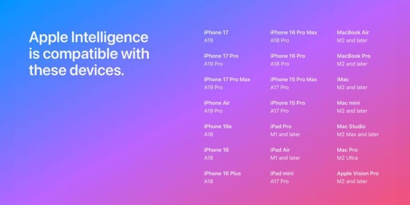 Apple’s website says Apple Intelligence requires an M2 Mac or later, but don’t panic 8 apple s website says apple intelligence requires