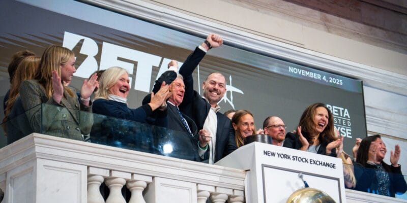 beta technologies ends first day on nyse