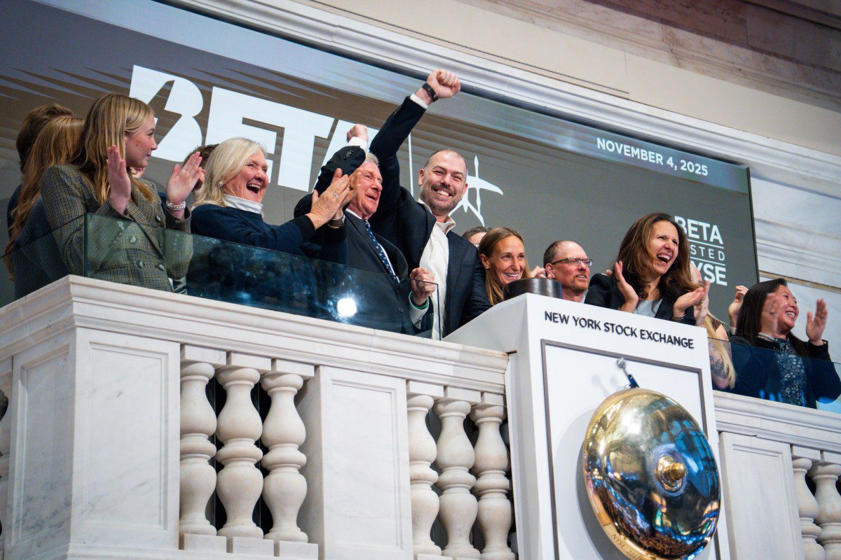 beta technologies ends first day on nyse