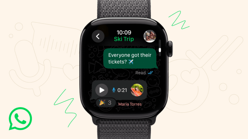 whatsapp launches long-awaited apple watch app