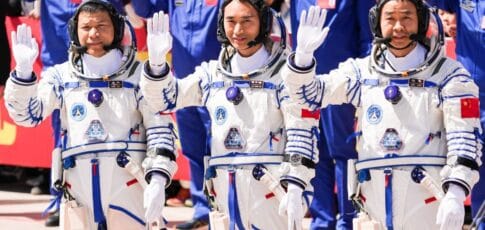 space junk may have struck a chinese