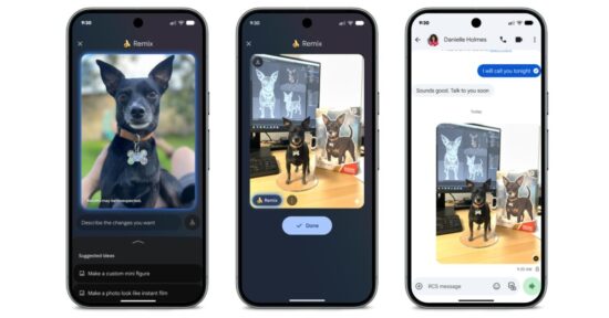 google messages will let you remix photos