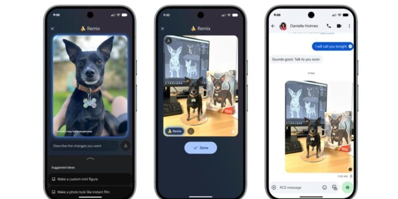 Google Messages will let you ‘Remix’ photos with Nano Banana 13 google messages will let you remix photos
