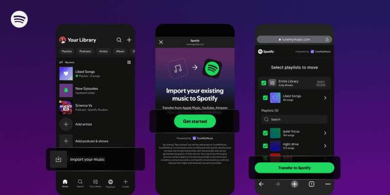 Spotify simplifies importing playlists from other streaming services 4 spotify simplifies importing playlists from other streaming