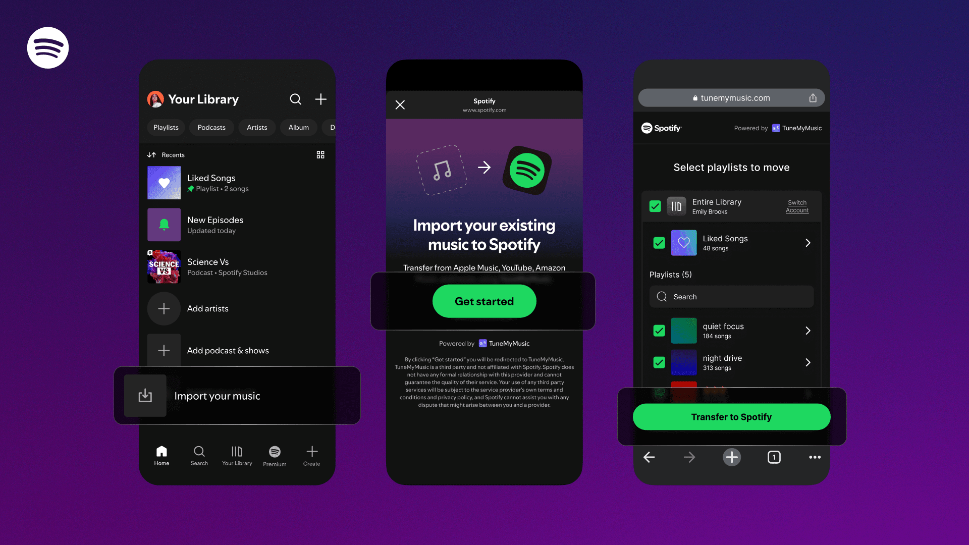 spotify simplifies importing playlists from other streaming