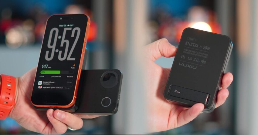 hands-on this magsafe power bank charges all