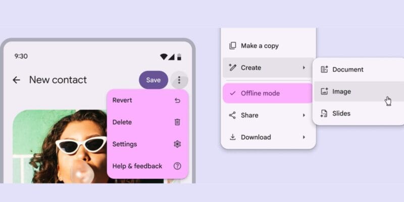Google redesigns menus for Material 3 Expressive that have you mind the gap 20 google redesigns menus for material 3 expressive