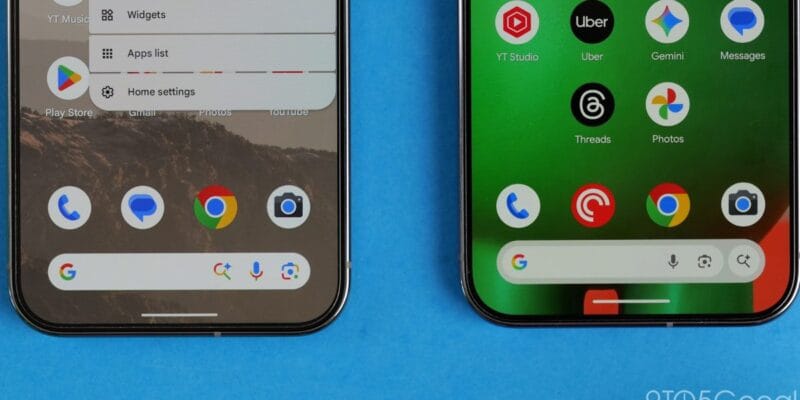 pixel launcher gets vibrant dynamic color in