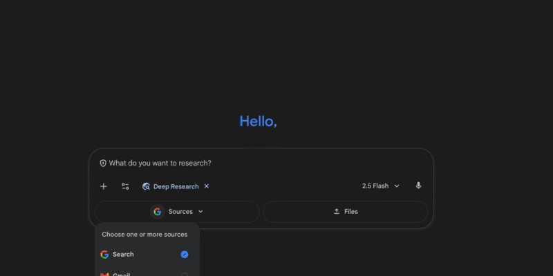 Google Gemini’s Deep Research can look into your emails, drive, and chats 12 google gemini s deep research can look