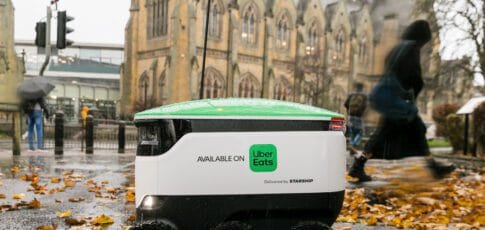 Tech News 5 uber eats will use starship sidewalk robots