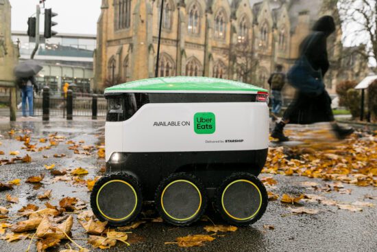 uber eats will use starship sidewalk robots