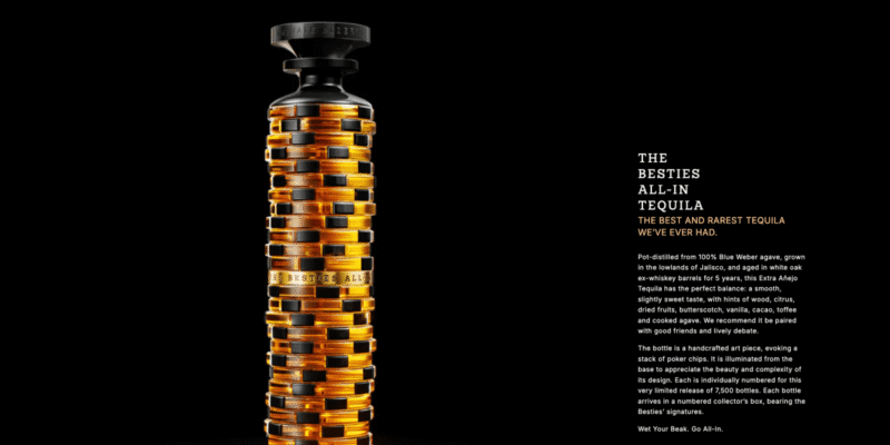 After 5 months, the $1,200 bottles of Besties All-In tequila are finally starting to ship 6 After 5 months, the $1,200 bottles of Besties All-In tequila are finally starting to ship | Hashe Computer Solutions (Pvt) Ltd.