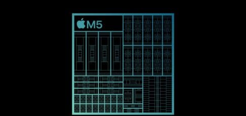 apple shows how much faster the m5