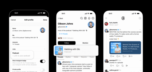Tech News 12 threads targets podcasters with new features aiming