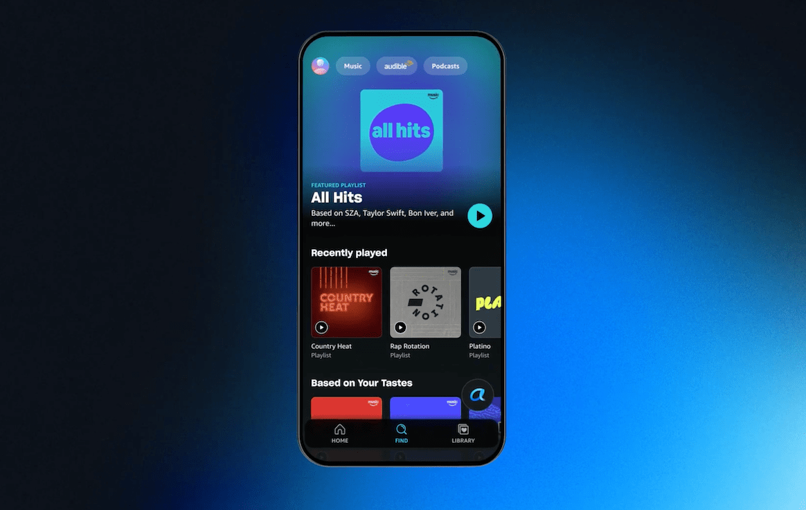 alexa comes to the amazon music app