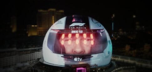 apple tv takes over las vegas sphere