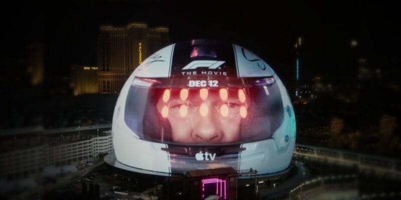 apple tv takes over las vegas sphere