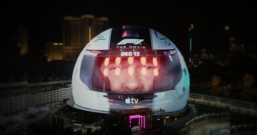 apple tv takes over las vegas sphere