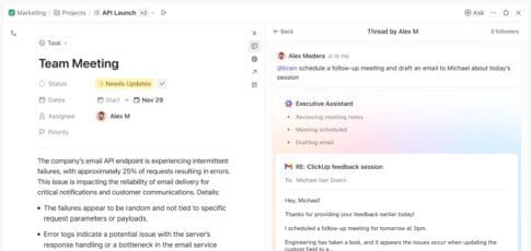 clickup adds new ai assistant to better