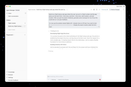 google antigravity is an agent-first coding tool