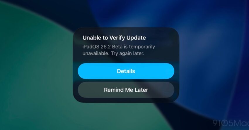 apple blocks ios 26 2 and ipados