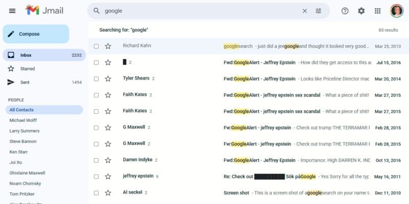 ‘Jmail’ is like any other inbox, except this one has Jeffrey Epstein’s emails 2 jmail is like any other inbox except