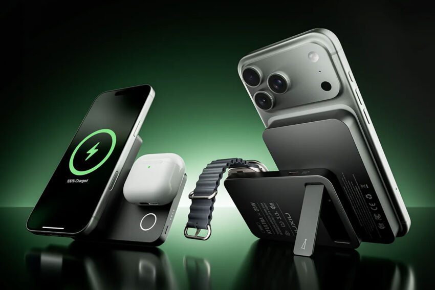 kuxiu s magnetic multi-device power bank now