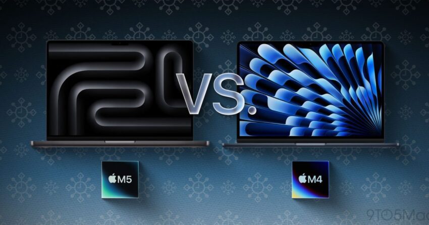 m5 macbook pro vs m4 macbook air