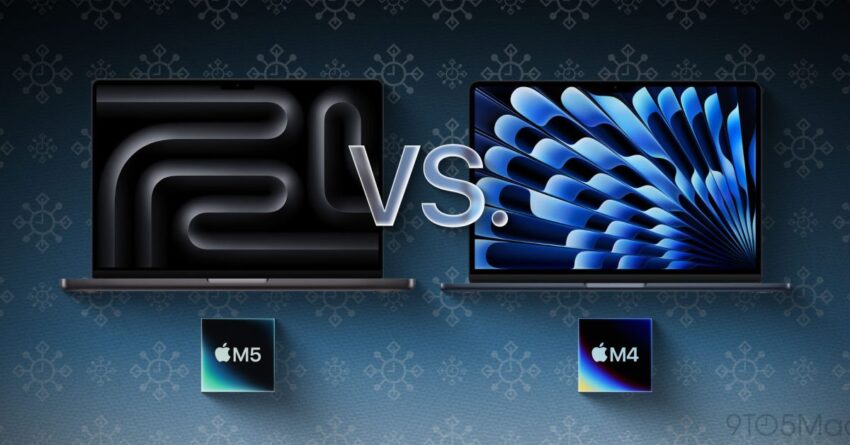 m5 macbook pro vs m4 macbook air