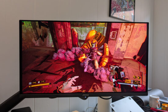 msi s 380 qd-oled gaming monitor is