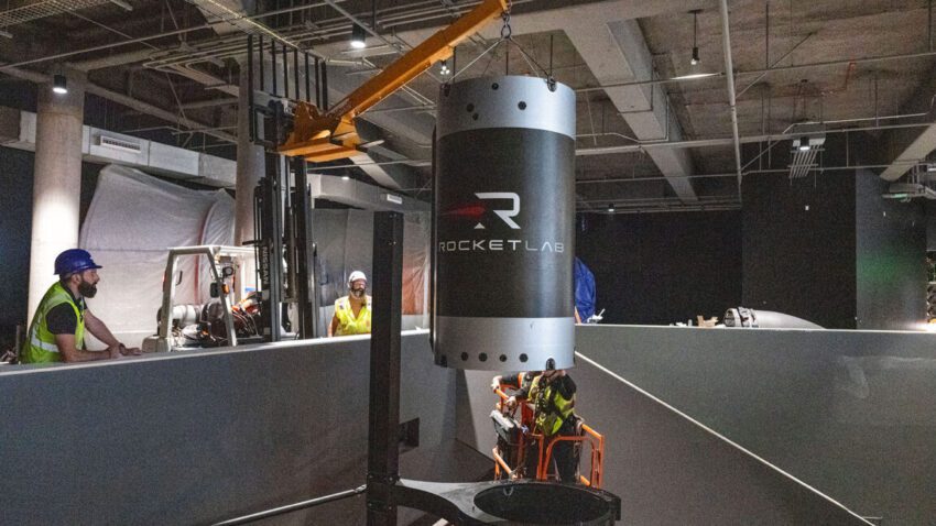 rocket lab electron among first artifacts installed