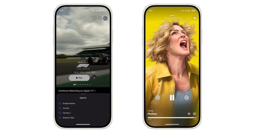 apple tv app update brings google cast