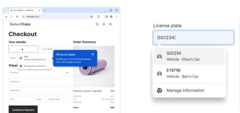 Tech News 9 chrome autofill getting two-line design on android