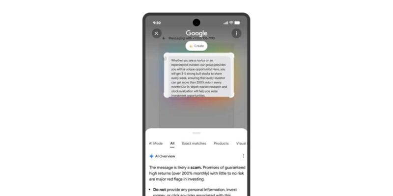 circle to search can now recognize and