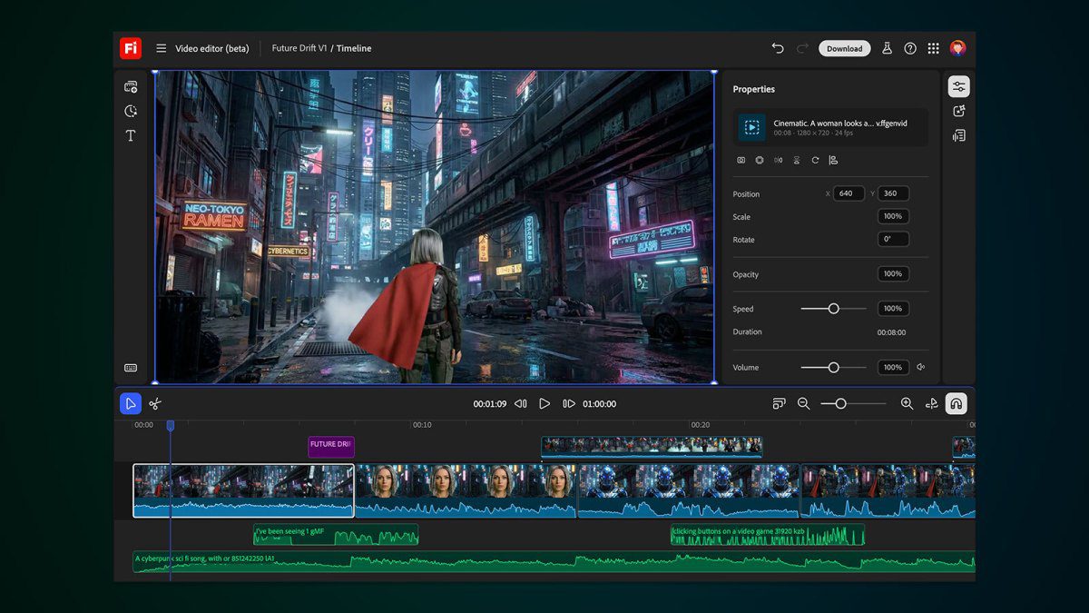 adobe firefly now supports prompt-based video editing