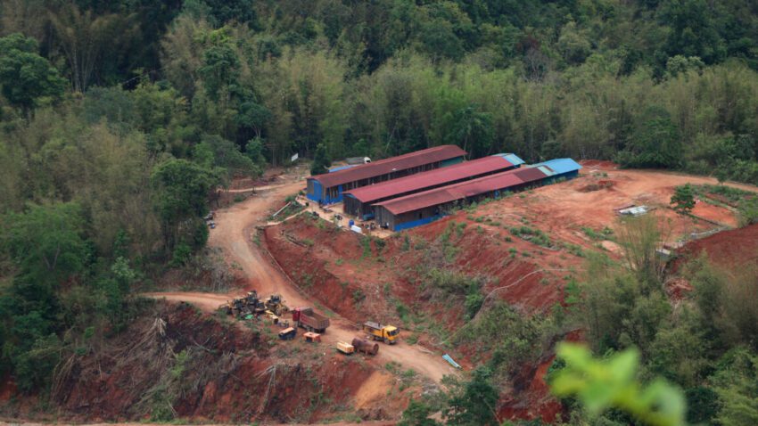 in myanmar illicit rare-earth mining is taking