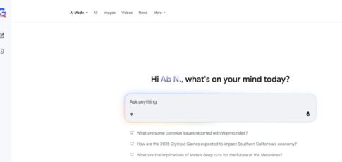Tech News 1 google updates ai mode homepage with new